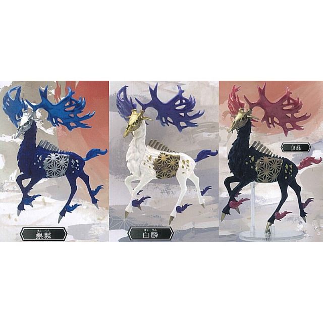 空想生物圖鑑神鹿扭蛋轉蛋神獸麒麟鹿麒麟so Ta 神獸馴鹿空想生物p2 角鹿小福獸小瑞獸小神獸 蝦皮購物