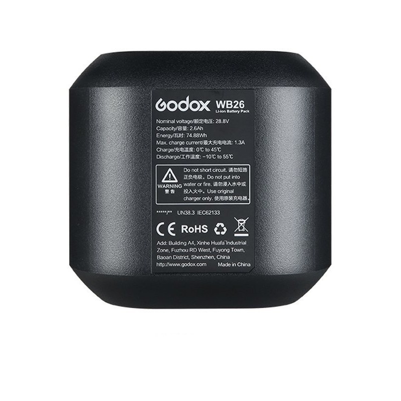 【控光後衛】Godox 神牛 AD600Pro-WB26 專用鋰電池  鋰電池 2600mAh 28.8V  公司貨