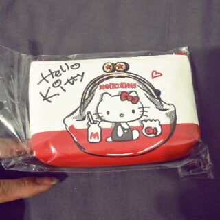 正版三麗鷗授權Hello kitty 錢包收納袋