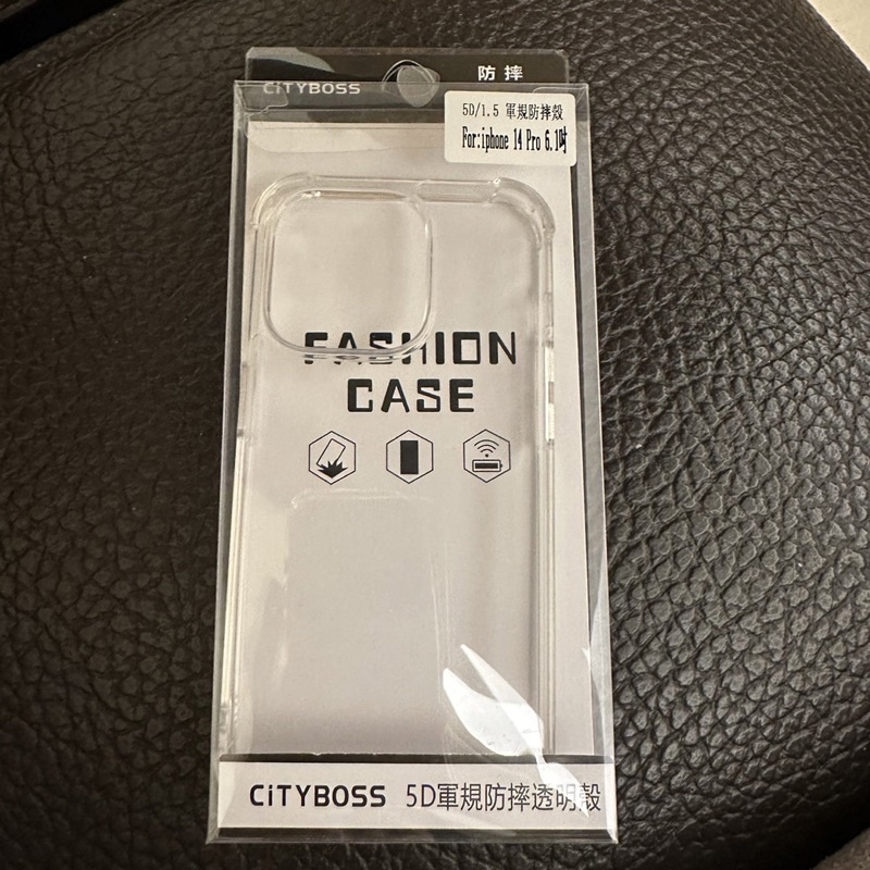 CityBoss iPhone 14 pro 軍規 5D 防摔 透明殼 手機殼 防摔殼 全新 現貨