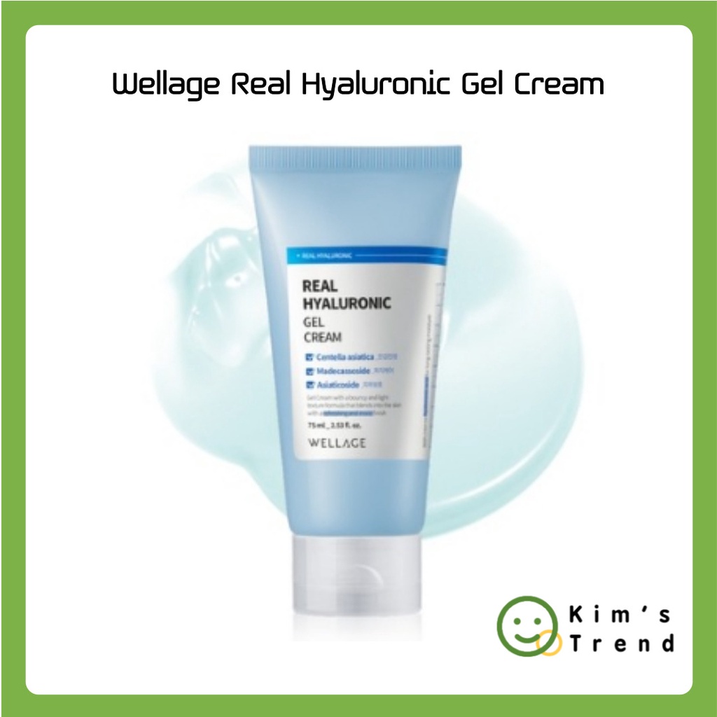 [Wellage] Real Hydrogel Gel Cream (75ml) 面部保濕霜韓國護膚品 Kbeauty