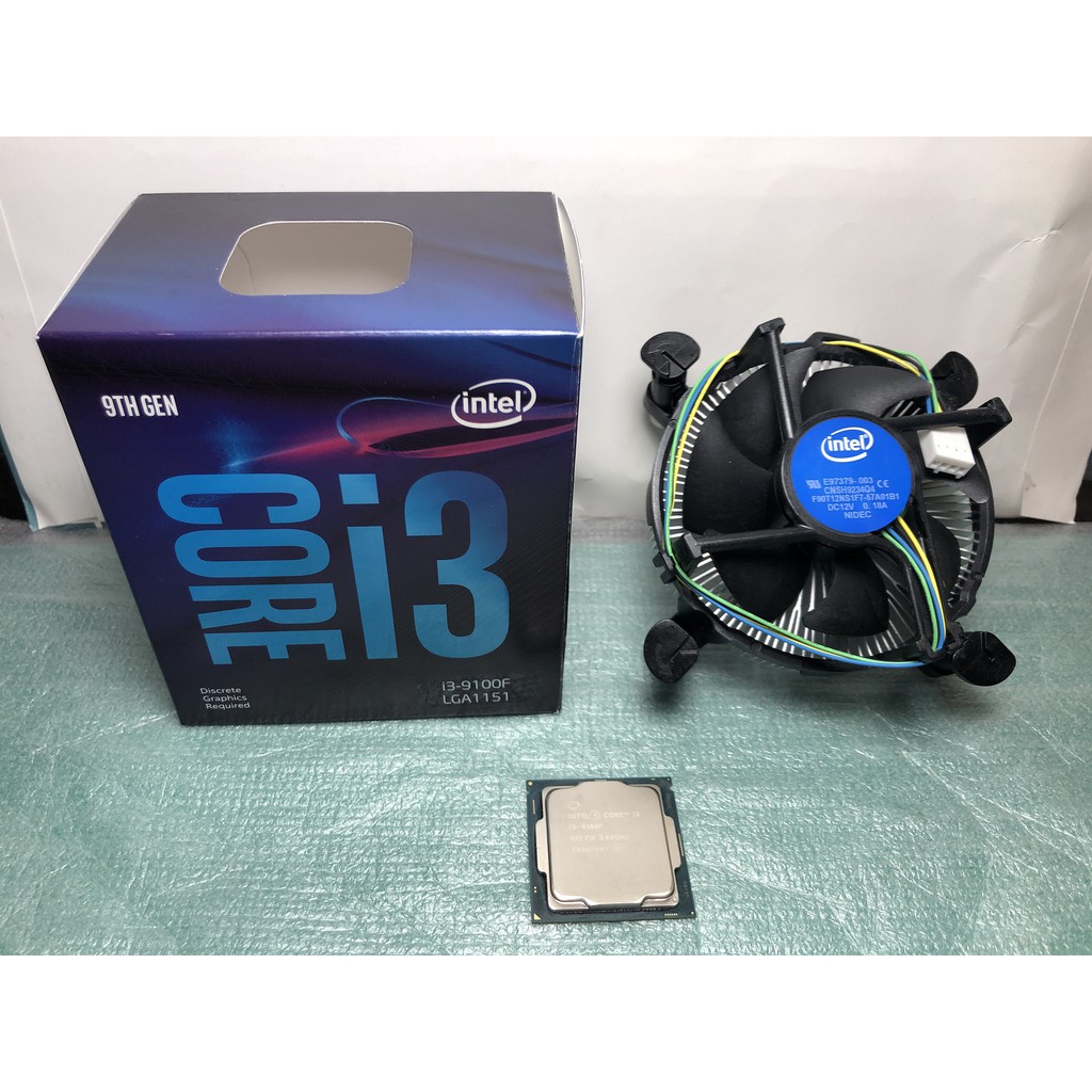 Intel 9100F CPU 處理器 無顯 + 華碩 ASUS B365M-K 主機板 只使用一周