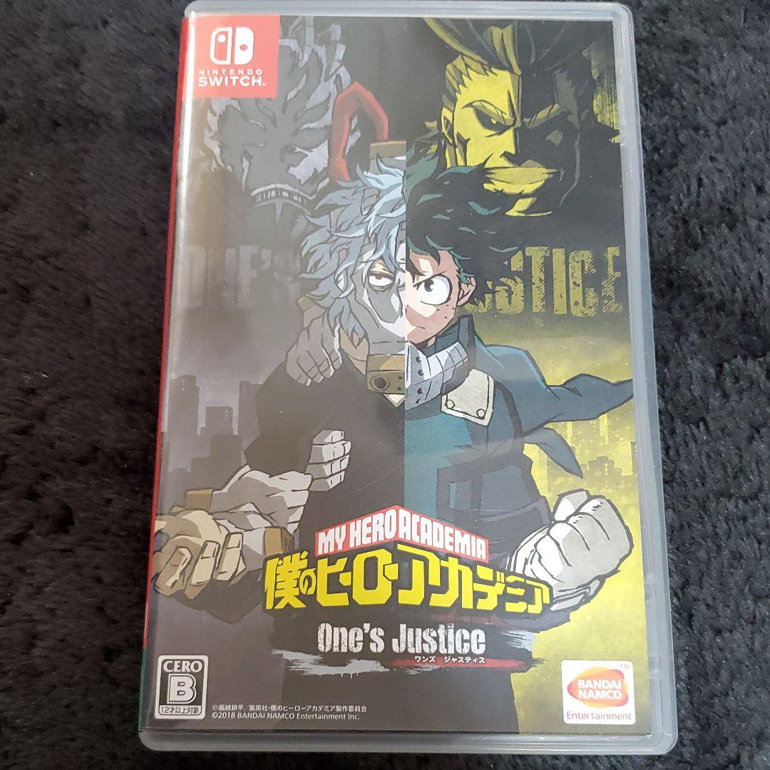 日本直送二手任天堂switch 遊戲我的英雄學院唯我正義 蝦皮購物