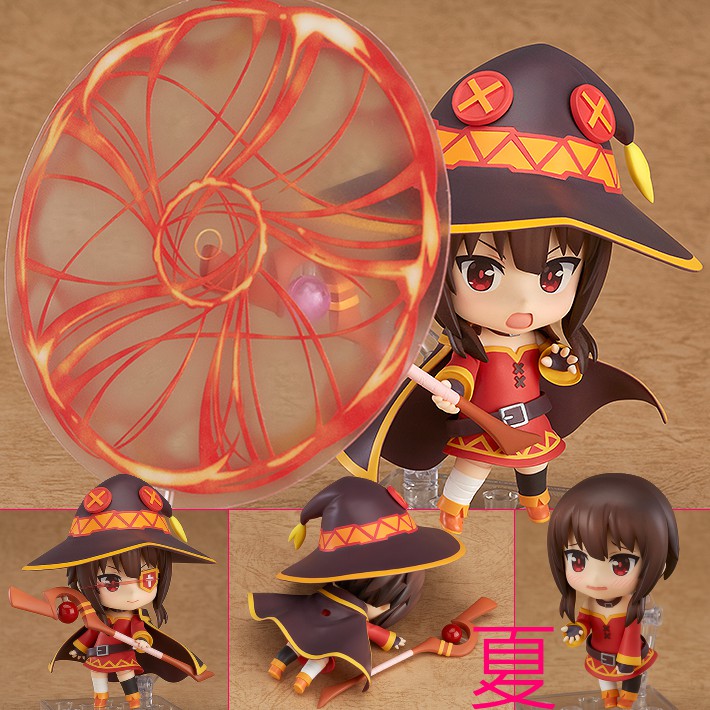 夏本舖 代理gsc 黏土人725 為美好的世界獻上祝福惠惠天才中二蘿莉法杖眼罩紅魔族爆裂魔法q版 蝦皮購物