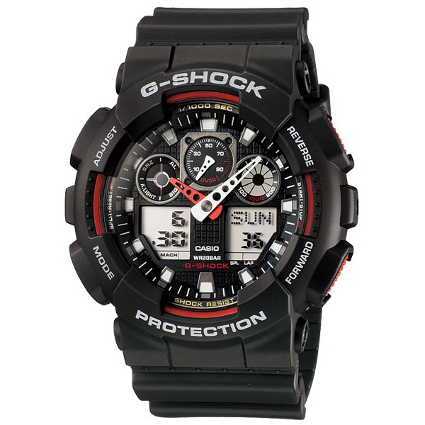 Casio卡西歐 │ 日本 │ G-SHOCK手錶  GA-100-1A4