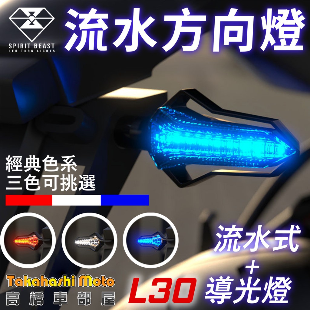 【正品靈獸】 L30 LED 方向燈 日行方向燈 導光燈 導光條 日行燈 機車 FORCE 雷霆S DRG BWSR