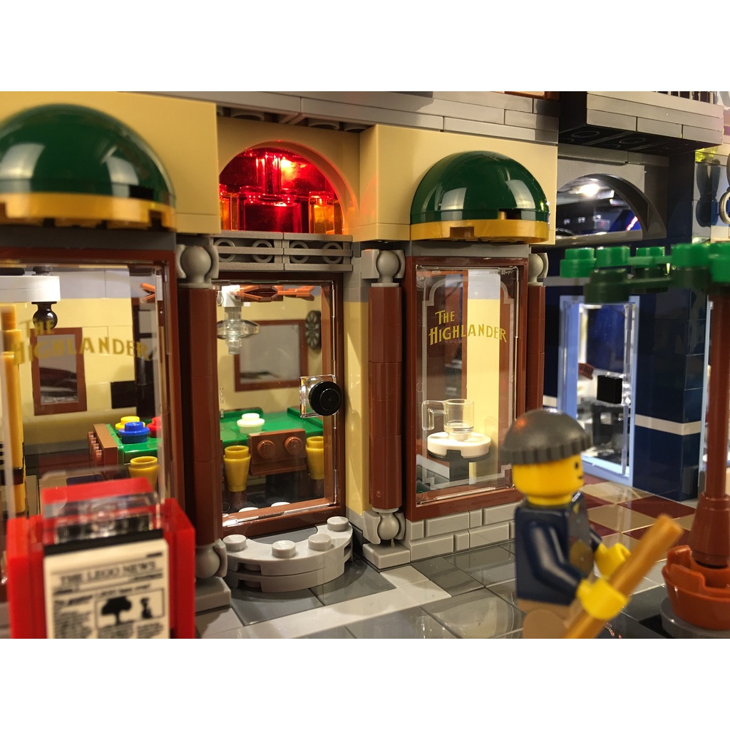 [飛米樂高積木磚賣店] LEGO 樂高專用燈組 10246偵探社