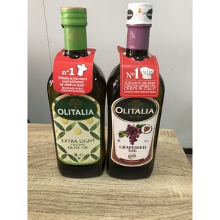 奧利塔精緻橄欖油、葡萄籽油1公升