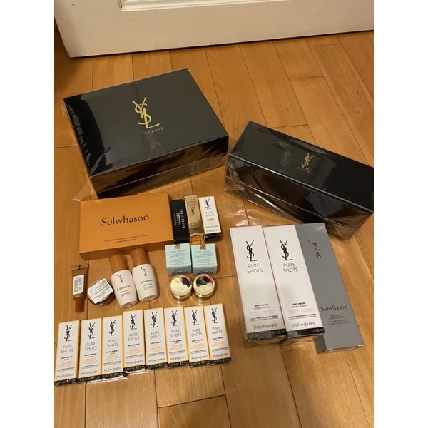 ysl 專櫃保養彩妝禮盒