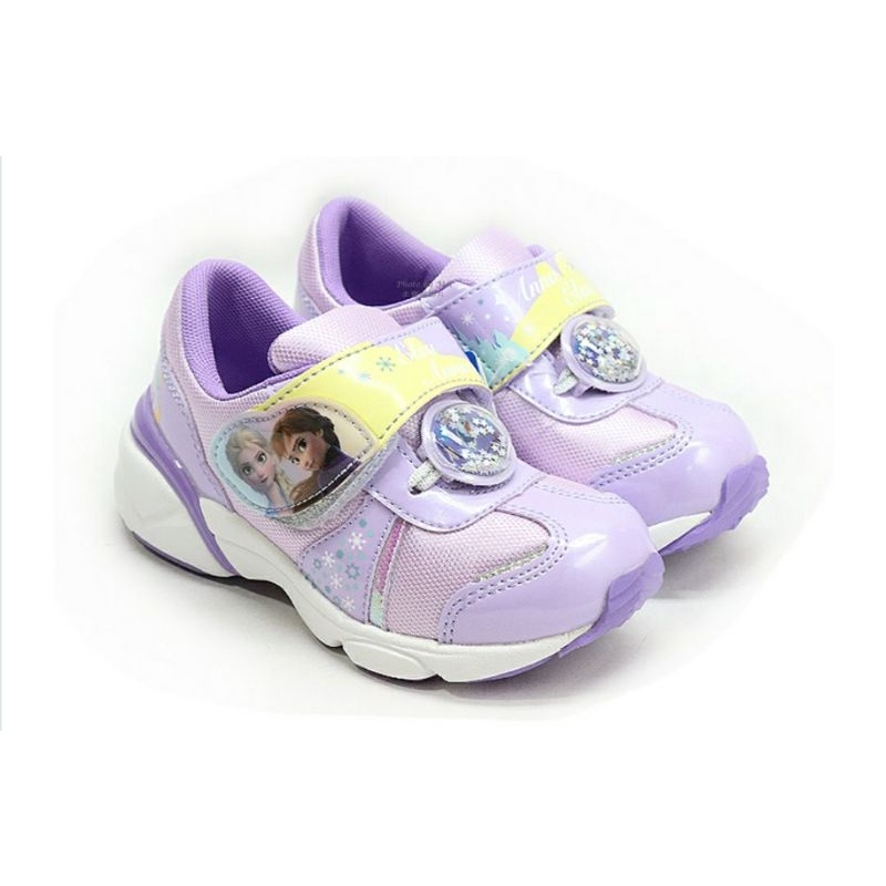 新品上架    日本品牌月星 MOONSTAR x冰雪奇緣女童兒童運動休閒鞋(DNC12829紫)