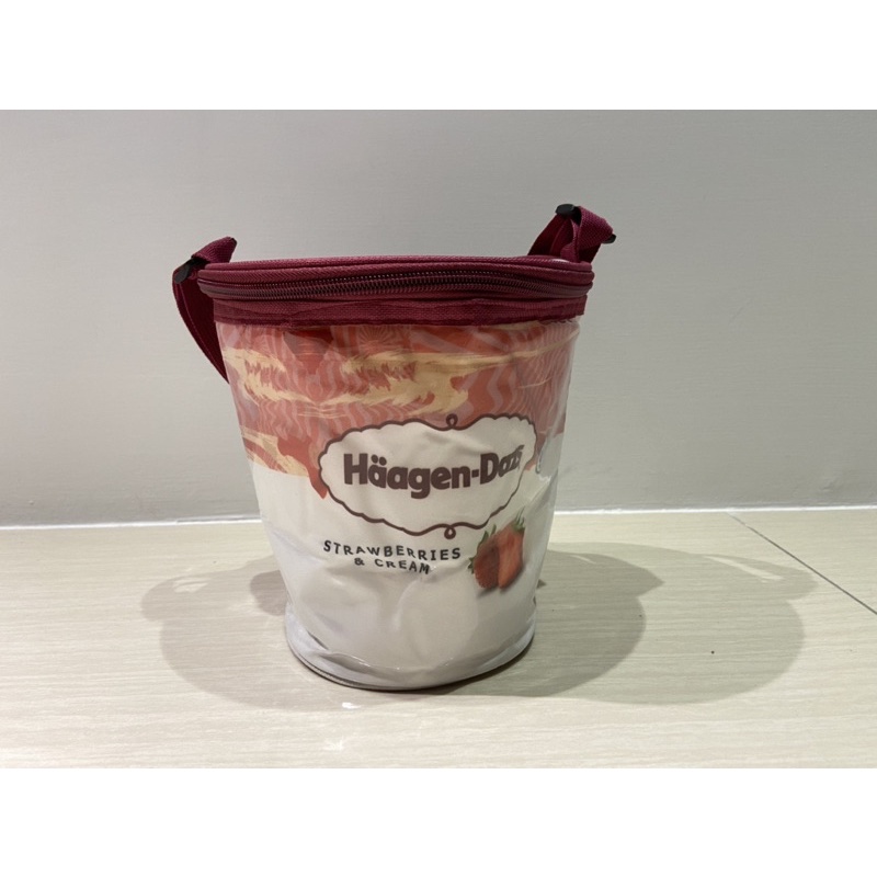 Haagen-Dazs 哈根達斯 保冷袋 經典 冰淇淋杯造型 保冰袋 野餐