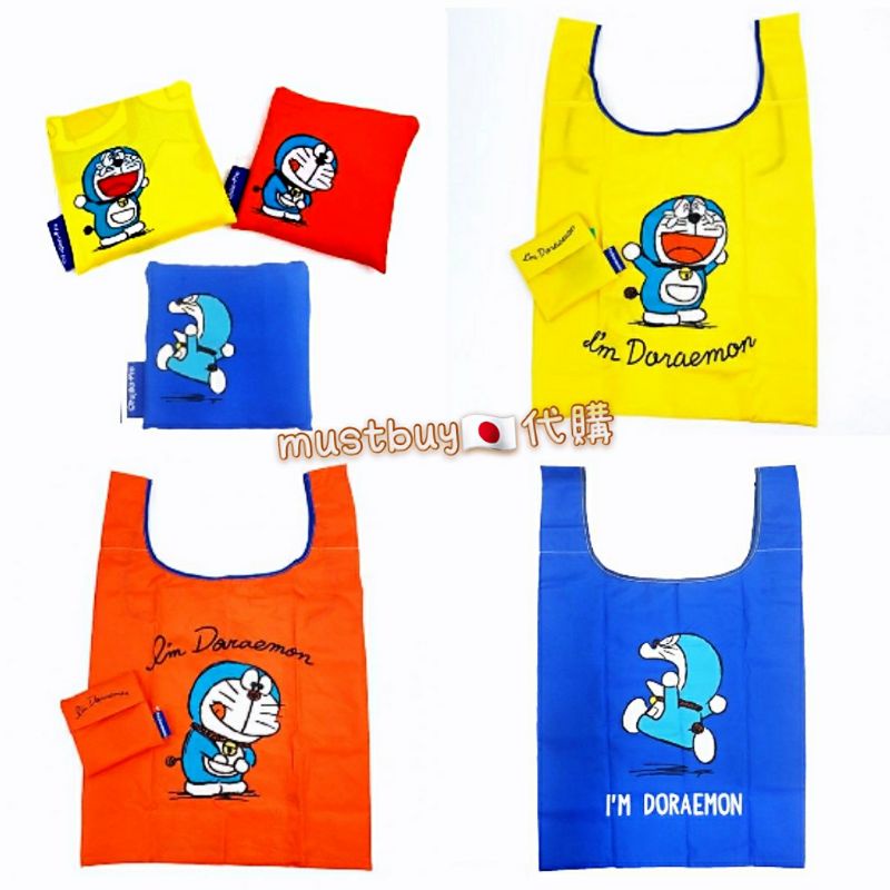 現貨❤日本代購 日本限定 哆啦A夢 快閃店 環保袋 購物袋 環保購物袋 I'm Doraemon POP 小叮噹 大雄