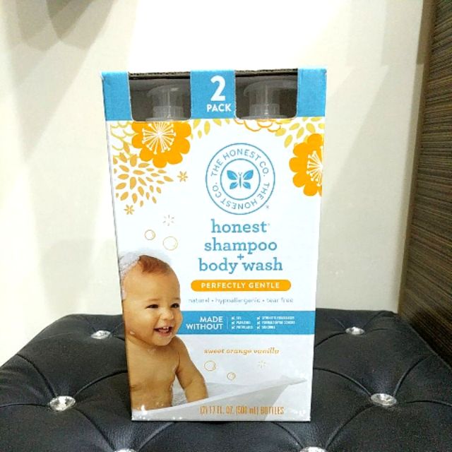 The Honest Company二合一洗髮沐浴乳  (2入)*保留給h2333