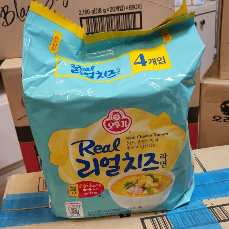 韓國 不倒翁 起司醬拉麵（4入）（出清價）