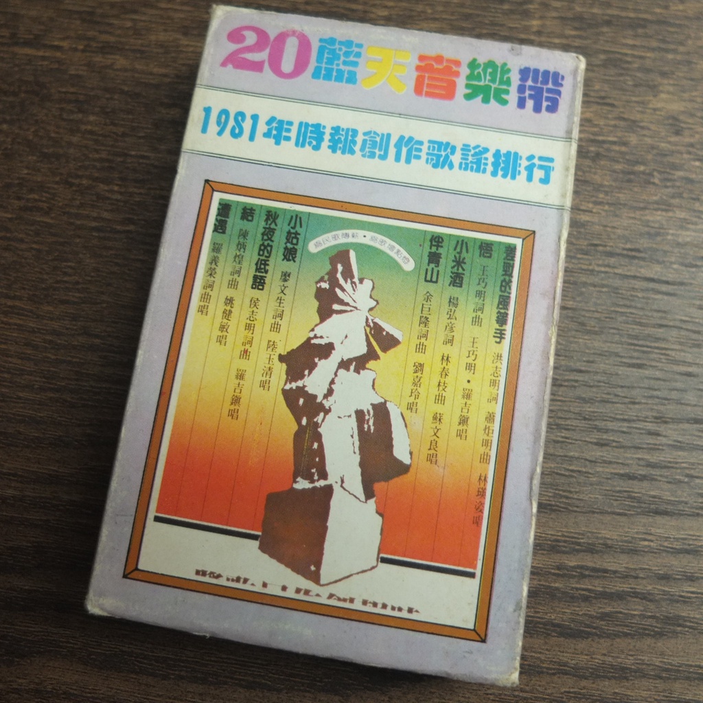 1981年時報創作歌謠排行 齊秦 鄧麗君 蔡琴 李碧華 等歌手 卡帶錄音帶 非新品