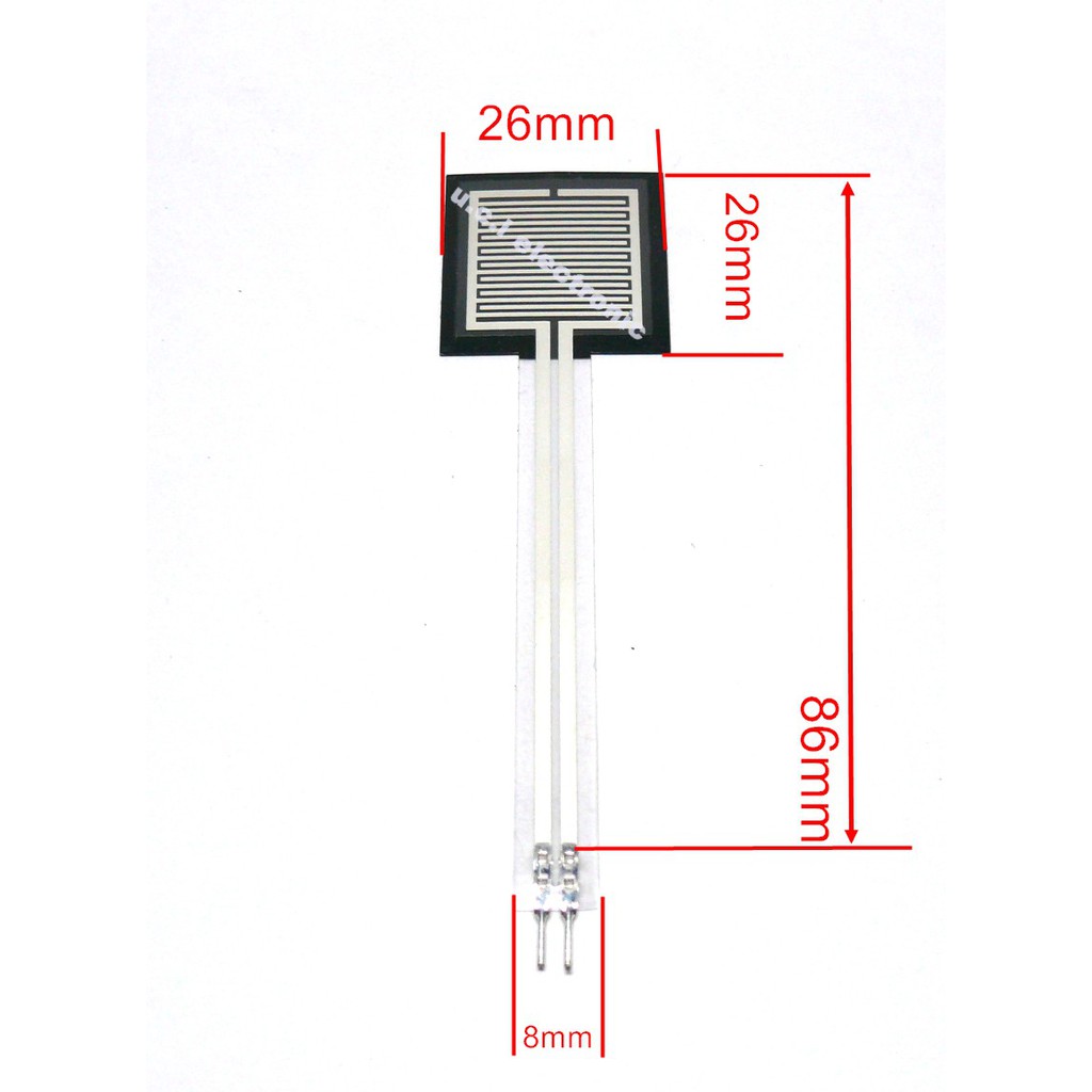 【UCI電子】(C-4-14) 薄膜壓力感測器 超薄高靈敏 坐墊足底壓力分佈開關可定制 RFP-611
