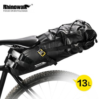 Rhinowalk-全新自行車全防水鞍座包：13L單車環島旅行袋 5L小車架蟲蛹包 壓縮車架座墊袋 公路車尾包 腳踏車包