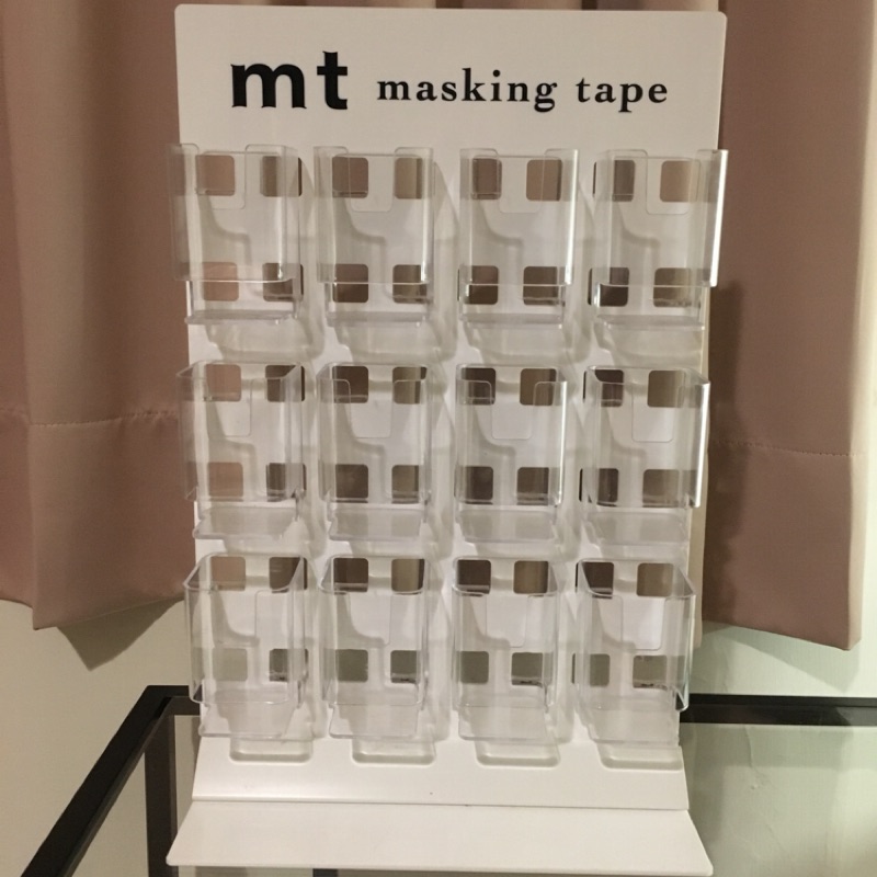 《可刷卡分期、可議價》日本 MT 紙膠帶 原廠壓克力收納盒 收納 展示櫃 展示 透明壓克力 壓克力 收納盒x12格