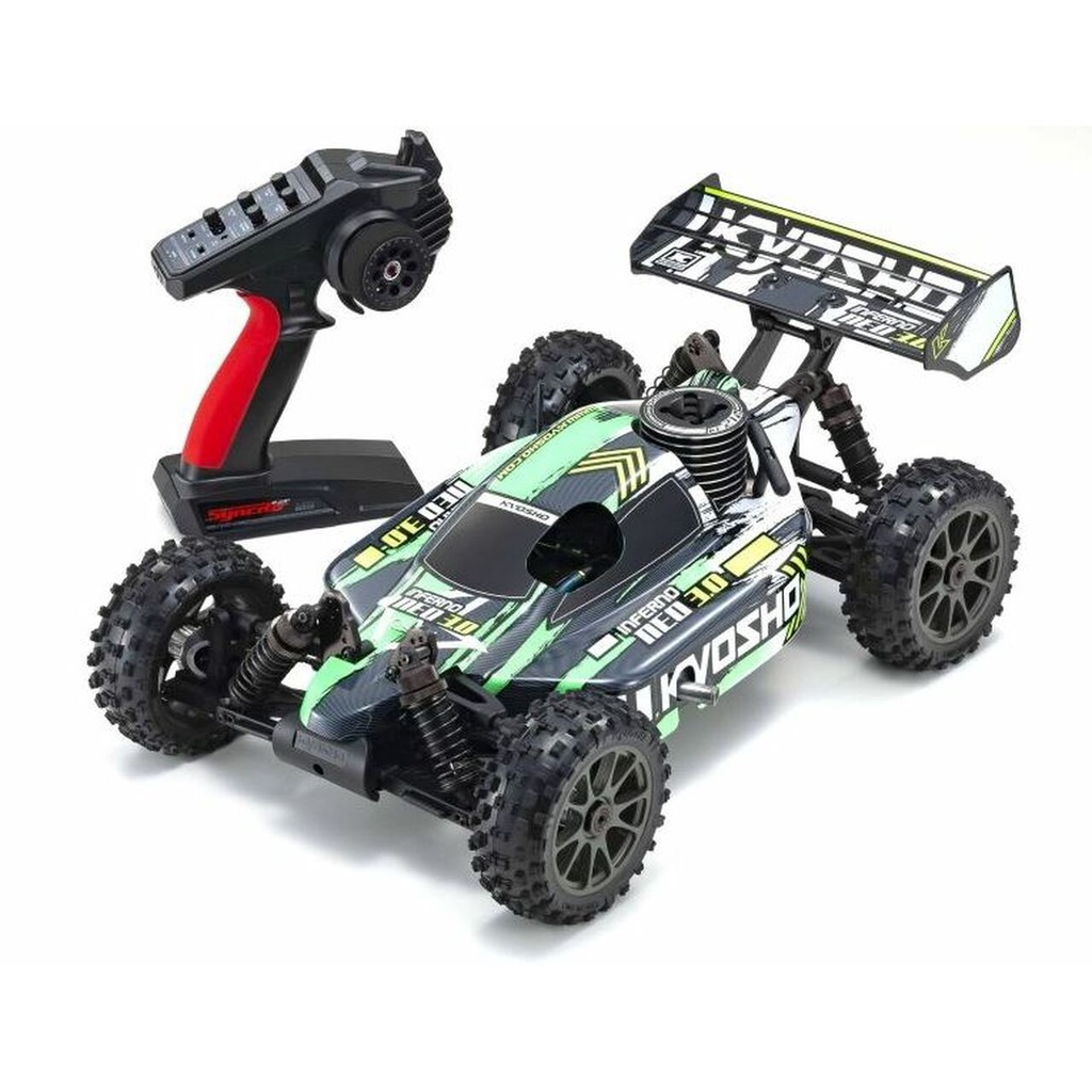 V-TOY KYOSHO 33012T4B 1/8 GP RS INFERNO NEO 3.0  GREEN 油車