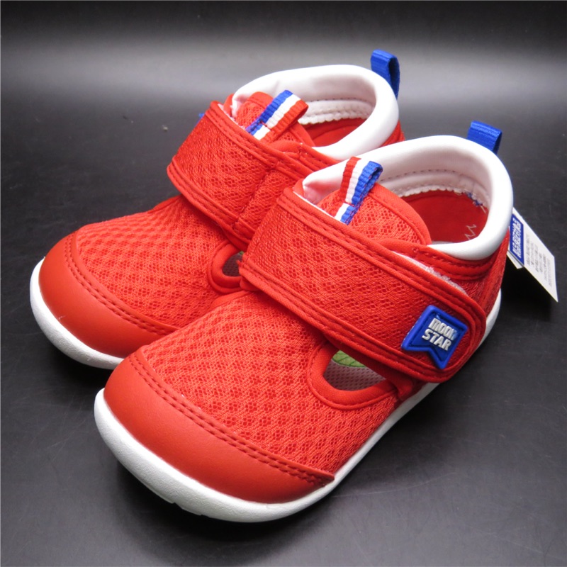 MOONSTAR - 日本月星機能童鞋-2E-兒茶素Hi系列機能款(寶寶段)-紅/粉/藍三色