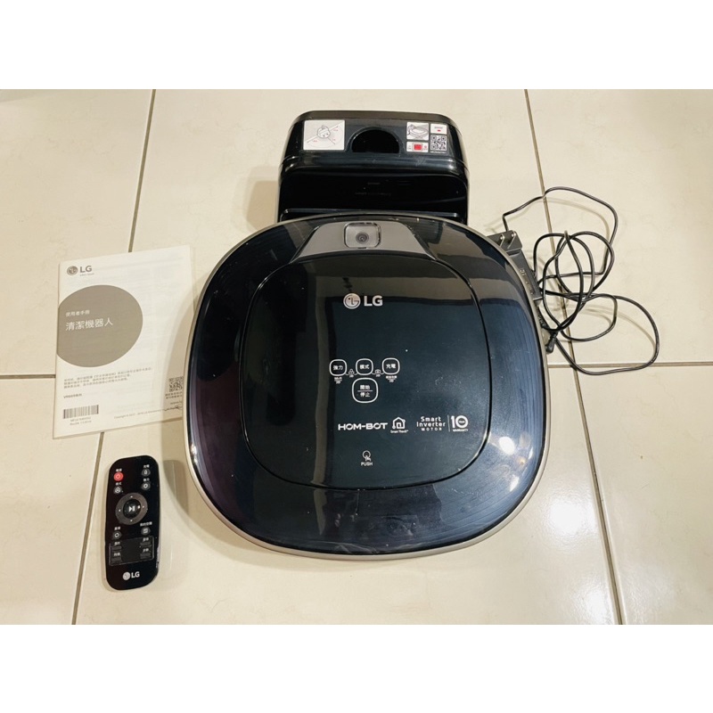 二手 LG樂金VR66930VWNC （WIFI濕拖版清潔機器人(智慧攝像鏡頭) ）