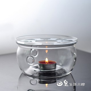 玻璃茶壺加熱底座 溫茶器 【贈蠟燭】 手工耐熱玻璃暖茶器 保溫底座 茶壼加熱器 日皇