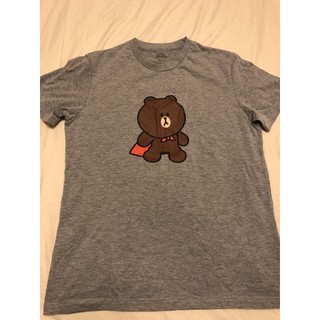 LINE RANGERS 上衣 T-shirt 熊大（灰）