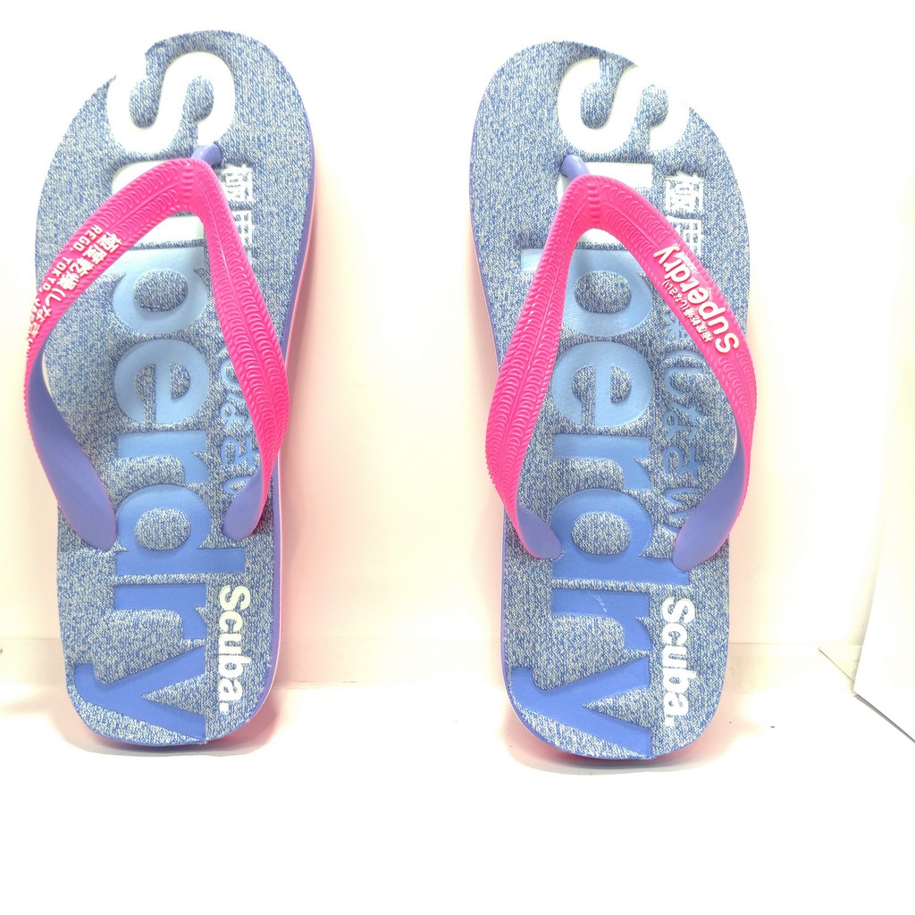 &lt;極度絕對&gt;極度乾燥 SUPERDRY 女版 潛水布鞋面夾腳拖 沙灘鞋 海灘鞋 人字拖鞋
