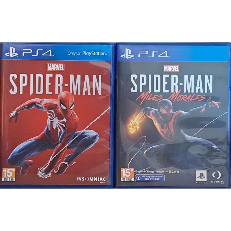【全新】PS4遊戲片PS5可玩漫威蜘蛛人中文版邁爾斯摩拉斯麥爾斯曼威蜘蛛人PS4蜘蛛人2 PS5蜘蛛人終極版PS5邁爾斯