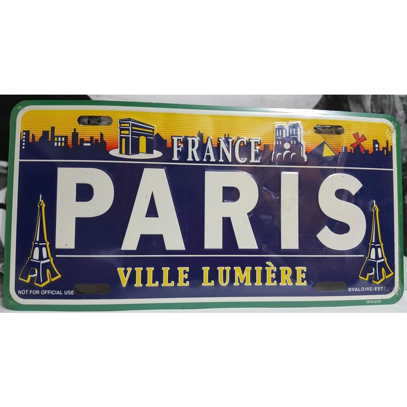 ＊全新 法國 巴黎 Paris 可口可樂 復古 歐洲 車牌 壁掛 鐵皮畫 掛飾 懷舊 鐵塔 凱旋門 男孩 牆壁裝飾 居家