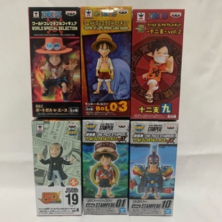 日版 週刊少年 Jump 50th vol.4 公仔 金證 海賊王 十二支 蛋糕島 魯夫 wcf 艾斯 佛朗基 劇場版