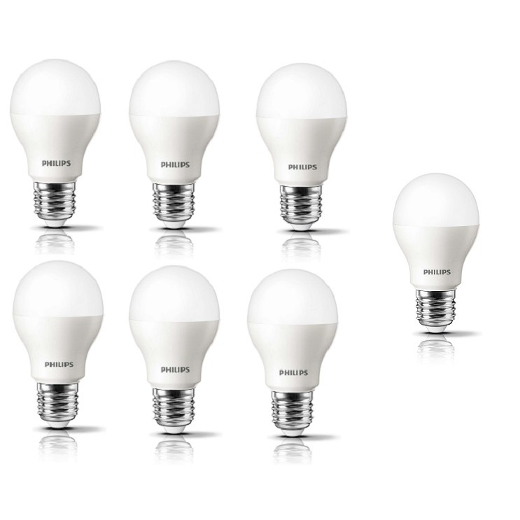 6 件套飛利浦 LED ESS LEDBulb 7W(白色、黃色)+ 免費 1 個飛利浦 LED ESSBulb 7W