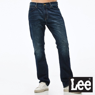 Lee 743 中腰舒適直筒牛仔褲 男 Modern 中深藍洗水LL1702186LT