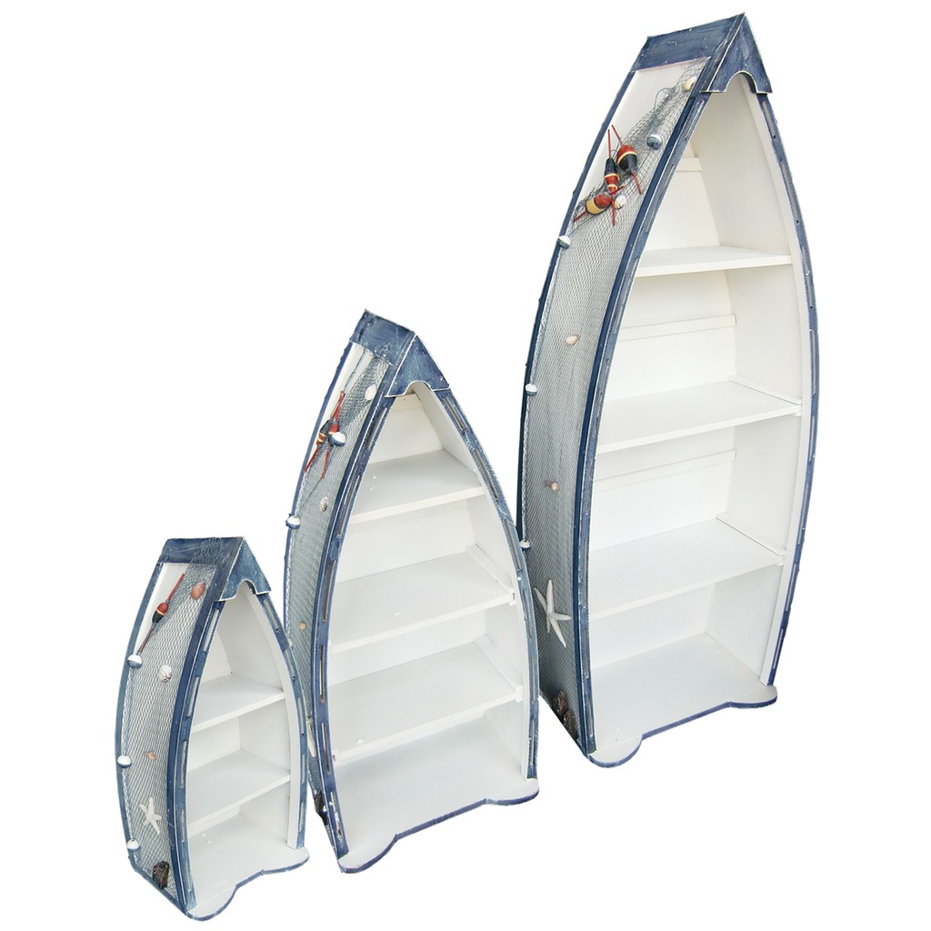尚盈家飾*~海洋風船型置物櫃(三入一組) 船錨帆船海洋地中海風格擺飾裝飾居家店面布置| 蝦皮購物