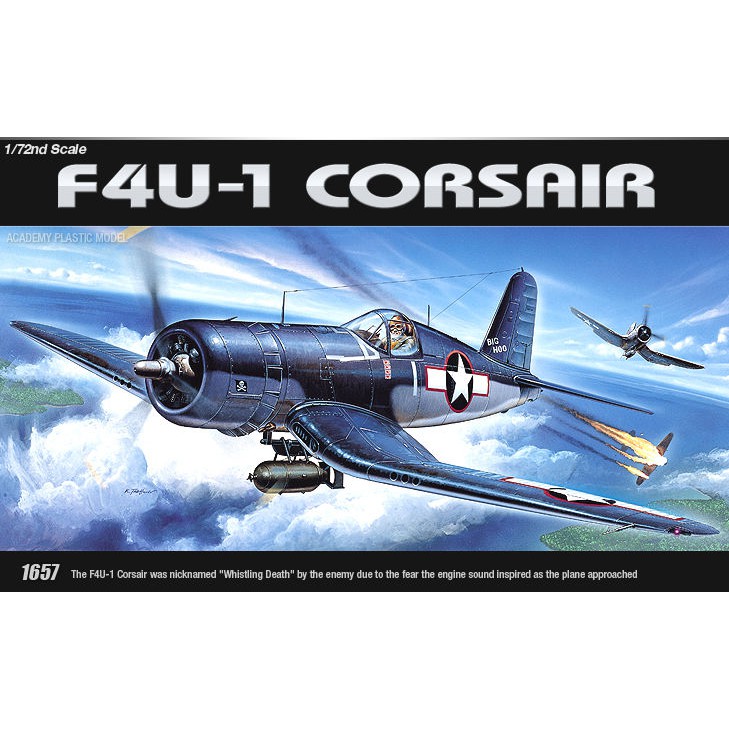 ACADEMY 愛德美 1/72 F4U-1 海盜式戰鬥機 CORSAIR(50週年版)