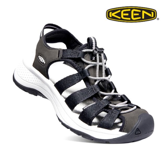 美國KEEN女ASTORIA WEST兩棲戶外運動涼鞋KN1023594黑色