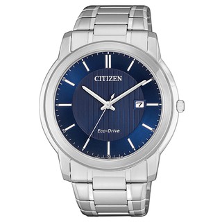 CITIZEN 星辰 光動能 AW1211-80L 簡約大三針紳士型男錶-42mm