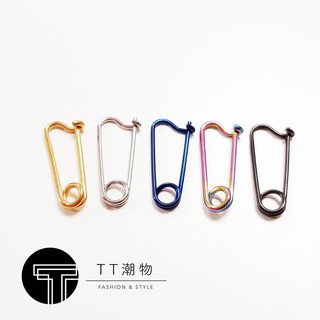 TT潮物 B51-01 醫療鋼（316L鋼針) 迴紋針耳環 耳骨
