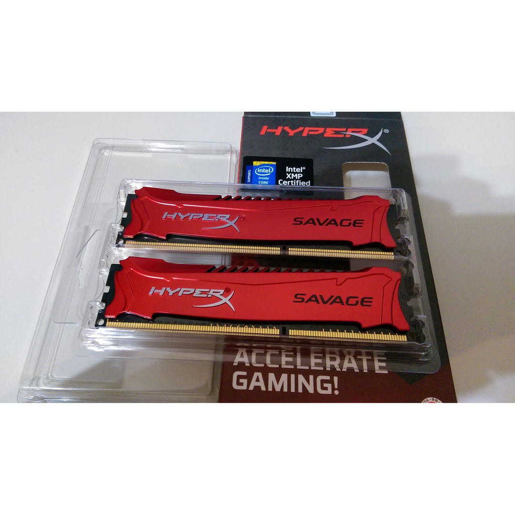 金士頓 HyperX SAVAGE DDR3 1600 8G KIT (4Gx2) 紅