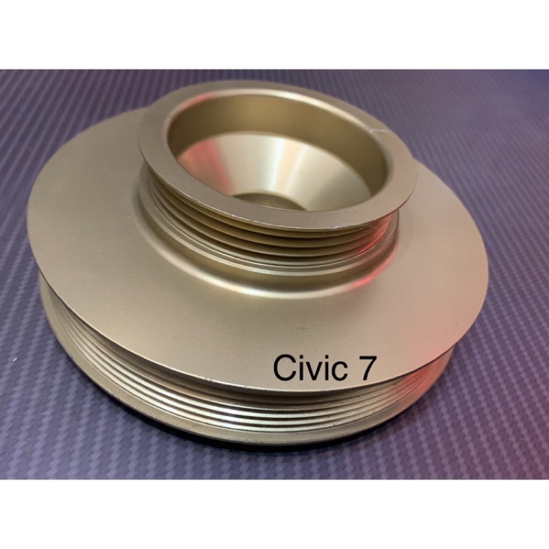 「新品出清價」Civic7代K10鋁合金輕量化曲軸普利盤 #輕量化普利盤 #皮帶盤 #鋁合金普利盤 #K10普利盤