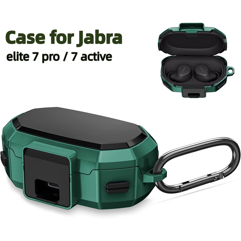 適用於jabra Elite 7 Pro 保護套 TPU 保護套, 適用於 Elite 7 Active 硬殼, 適用於
