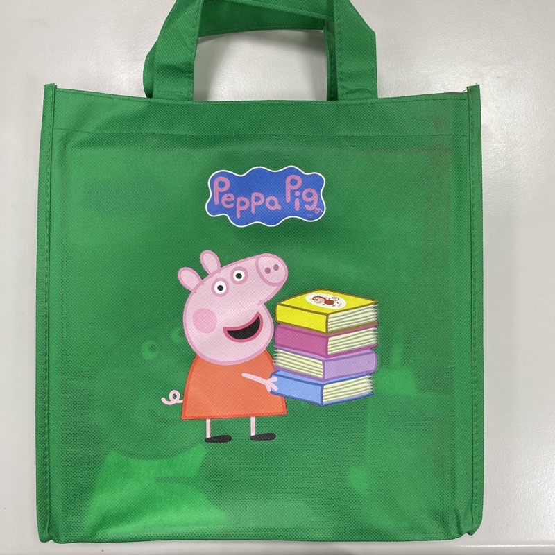 Peppa Pig 佩佩豬 10本平裝故事書 綠袋