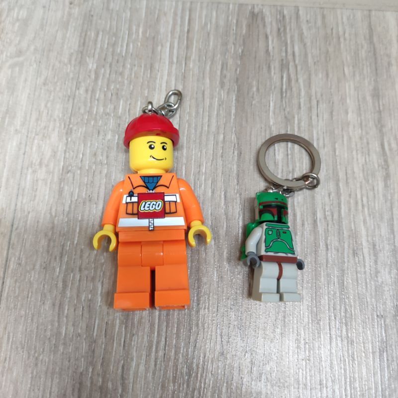 樂高Lego 城市City 星際大戰Star Wars Boba fett 鑰匙圈 手電筒