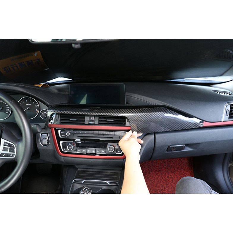 BMW 3系 F30 F32 F36 f34 320 328 真碳纖維 碳纖 卡夢 儀表台 儀表板 多媒體中控 面板