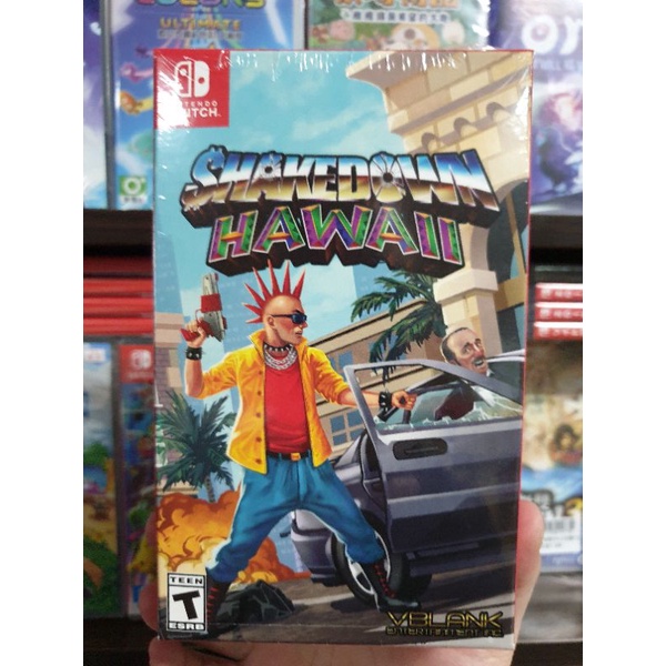 【超級稀有遊戲】NS Switch遊戲 Shakedown: Hawaii 狂野夏威夷 16bit風格 GTA俠盜獵車手