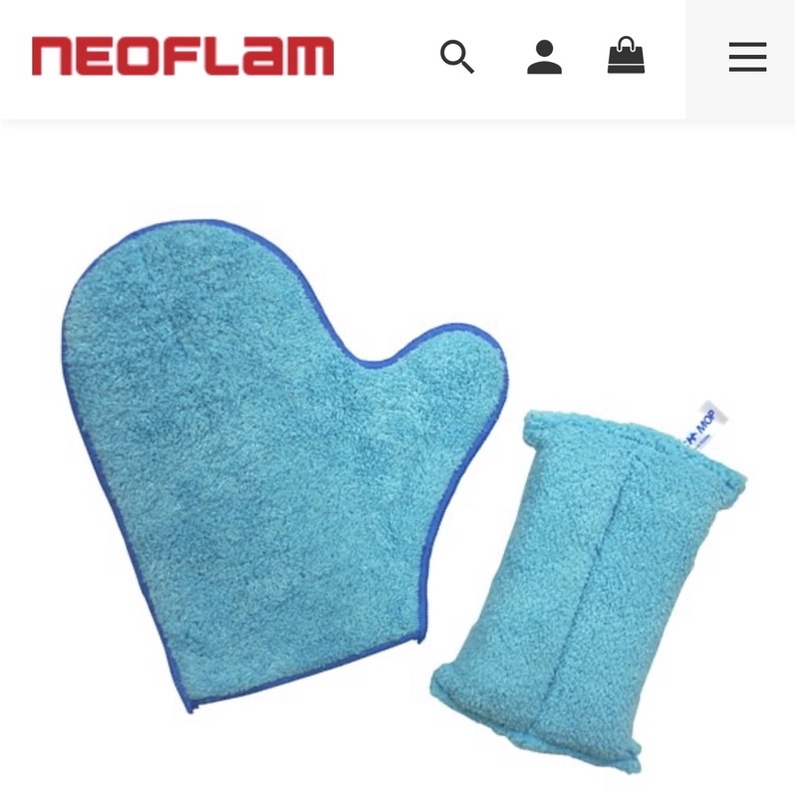 「全新」Neoflam  Catch Mop多功能乾濕兩用清潔五件組(手套+海綿+抹布*3)
