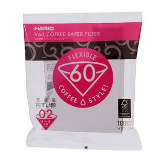 Hario濾紙 V60 02 漂白100枚入 VCF-01-100W 日本原廠 衝評價