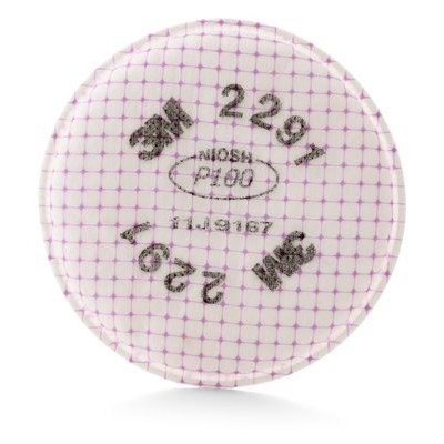 3M 2291 P100 粉塵用高效濾棉 (2片/包) 過濾粉塵 濾棉 防毒面具 濾毒罐 美國製#工安防護具專家