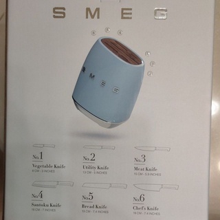 💢義大利精品廚具✨SMEG相思木刀座🔥隨機附贈品