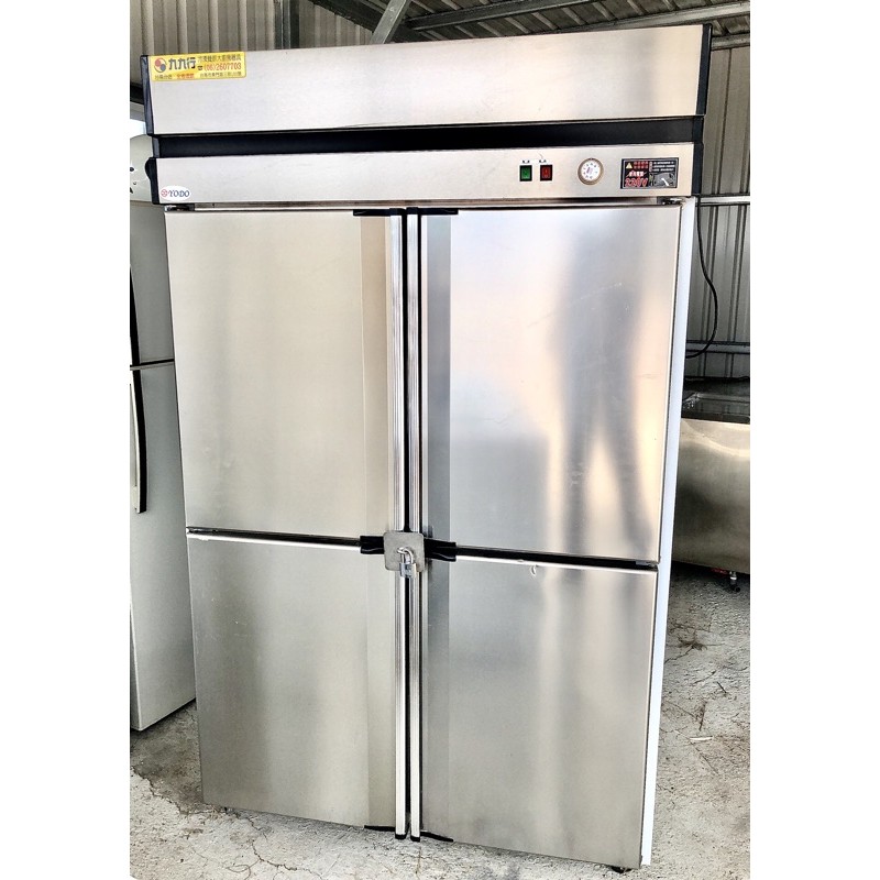 二手四門白鐵 管冷 上凍下冷藏 白鐵四門冰箱 蝦皮購物